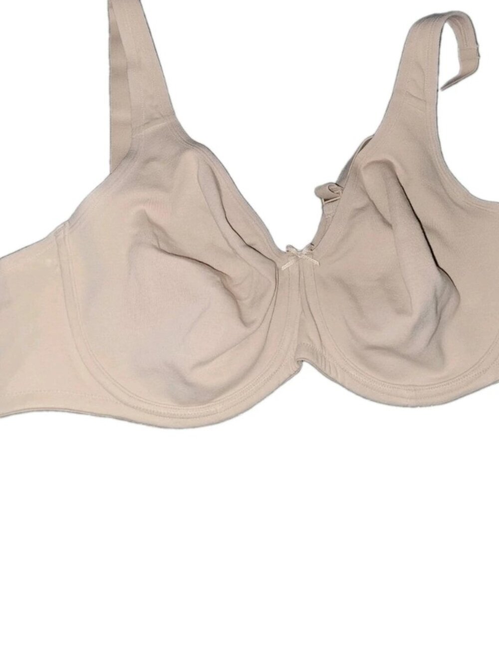 Fruit of the Loom Fit for Me Plus Size Beyond Soft Wireless Cotton Bra 46C